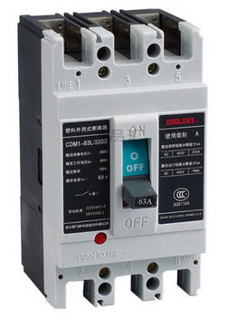 China Elektrischer Schalter-Dreiphasenhauptleistungsschalter Reihe CDM1 Wechselstroms 3P/4P Pole fournisseur